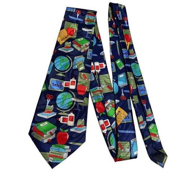 Steven Harris Tie Men's Necktie Teachers Law History Art Math Novelty Professor - Picture 7 of 7